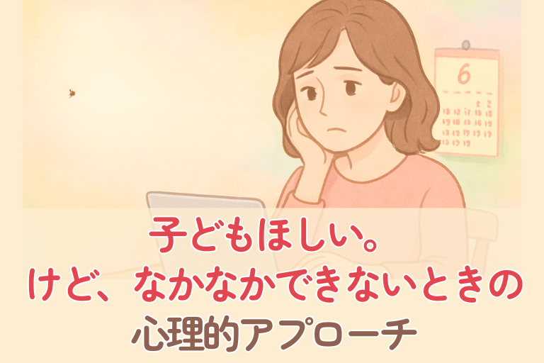 子どもほしい。けど、なかなか授からないときに知ってほしい心のこと