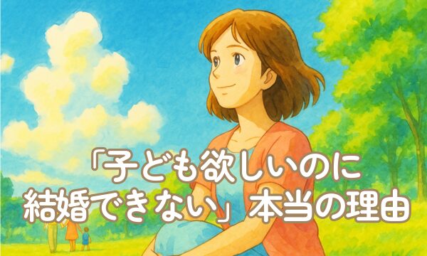 アラフォー女性の「子ども欲しいのに結婚できない」本当の理由